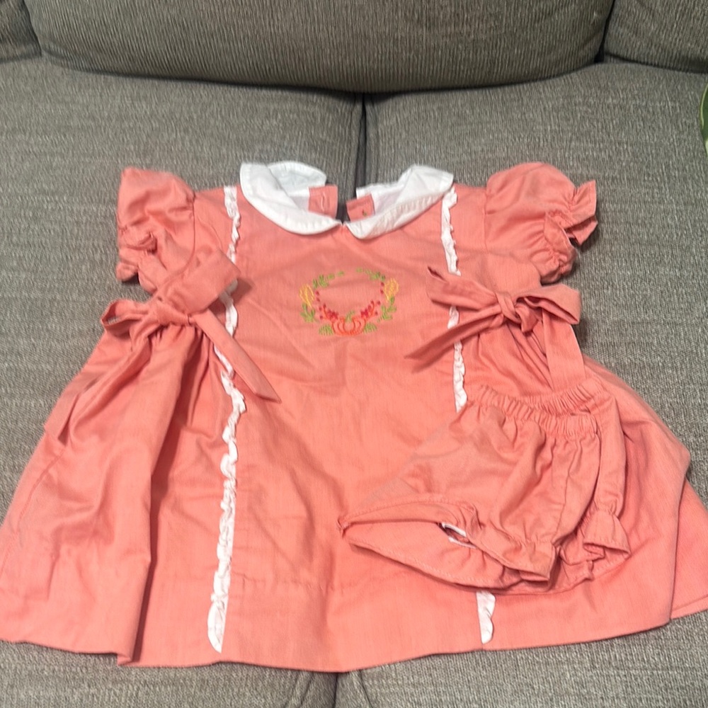 Pumpkin Dress with Bloomers